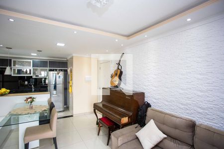 Sala de TV de apartamento à venda com 2 quartos, 67m² em Conceição, Diadema