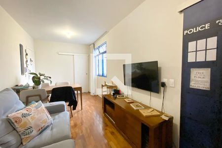 Sala de apartamento para alugar com 2 quartos, 59m² em Coração Eucarístico, Belo Horizonte