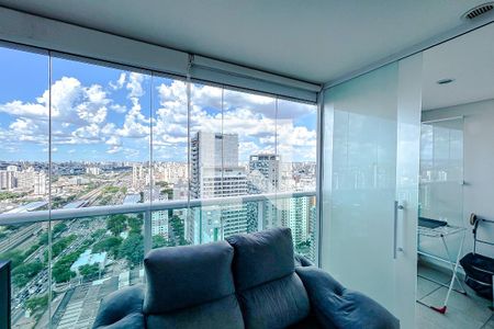 Varanda de apartamento à venda com 1 quarto, 45m² em Vila Gomes Cardim, São Paulo