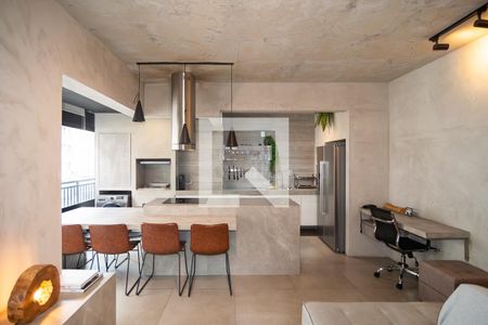 Sala Cozinha de apartamento à venda com 2 quartos, 90m² em Centro Histórico de São Paulo, São Paulo