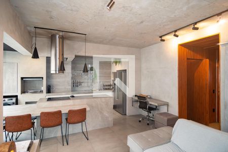 Sala Cozinha de apartamento à venda com 2 quartos, 90m² em Centro Histórico de São Paulo, São Paulo