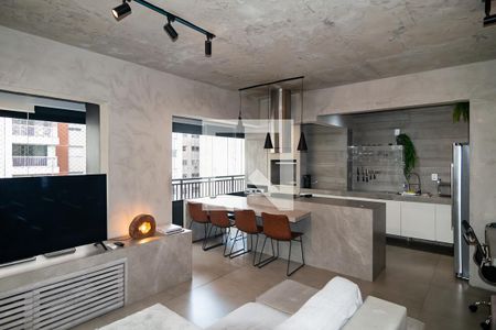 Sala Cozinha de apartamento à venda com 2 quartos, 90m² em Centro Histórico de São Paulo, São Paulo