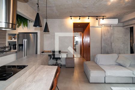 Sala Cozinha de apartamento à venda com 2 quartos, 90m² em Centro Histórico de São Paulo, São Paulo