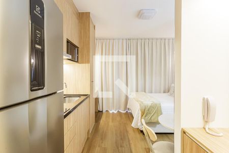 Studio de kitnet/studio para alugar com 1 quarto, 21m² em Indianópolis, São Paulo
