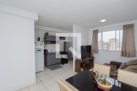 Sala de apartamento à venda com 2 quartos, 50m² em Jk, Contagem