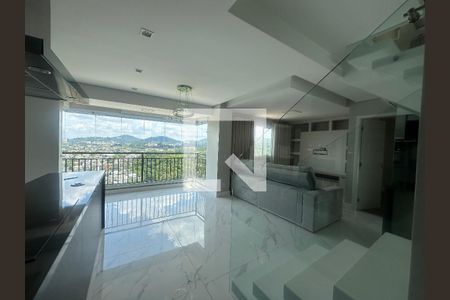 Sala de apartamento para alugar com 3 quartos, 128m² em Melville Empresarial Ii, Barueri
