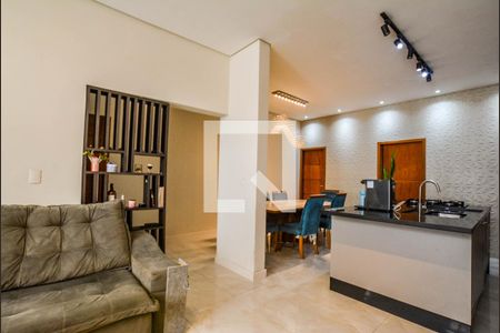 Sala de casa à venda com 3 quartos, 165m² em Campestre, Santo André