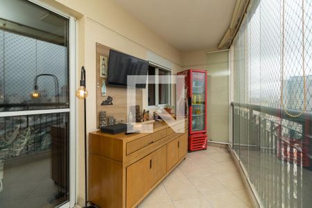 Varanda da Sala de apartamento à venda com 4 quartos, 96m² em Vila Prudente, São Paulo