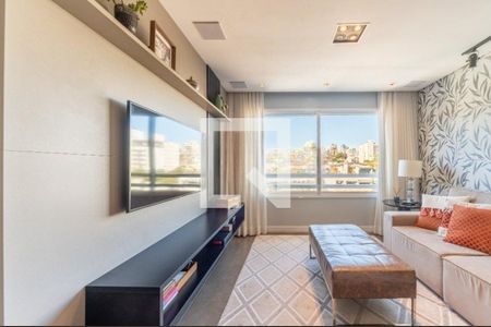 Sala  de apartamento para alugar com 2 quartos, 65m² em São João, Porto Alegre