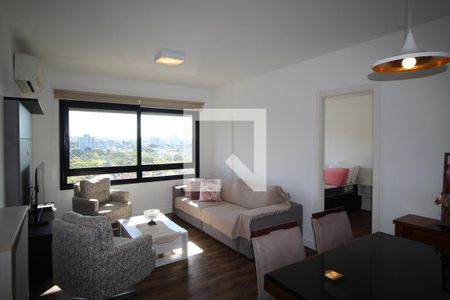 Sala de apartamento para alugar com 1 quarto, 47m² em Partenon, Porto Alegre
