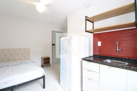 Sala/Quarto/Cozinha de kitnet/studio para alugar com 1 quarto, 20m² em Barra Funda, São Paulo