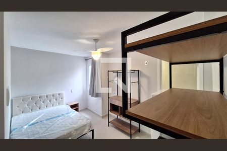 Sala/Quarto/Cozinha de kitnet/studio para alugar com 1 quarto, 22m² em Barra Funda, São Paulo