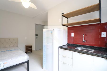 Sala/Quarto/Cozinha de kitnet/studio para alugar com 1 quarto, 20m² em Barra Funda, São Paulo