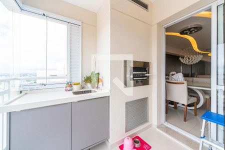 Varanda Gourmet de apartamento à venda com 2 quartos, 115m² em Vila Apiai, Santo André
