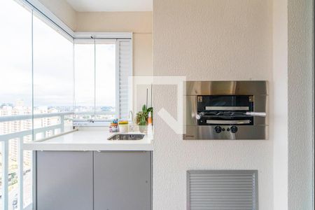 Varanda Gourmet de apartamento à venda com 2 quartos, 115m² em Vila Apiai, Santo André