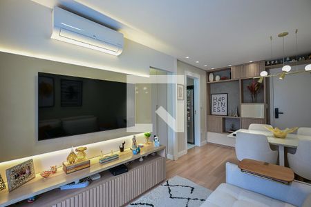Sala de apartamento à venda com 1 quarto, 41m² em Vila Andrade, São Paulo