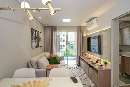 Sala de Tv de apartamento à venda com 1 quarto, 41m² em Vila Andrade, São Paulo