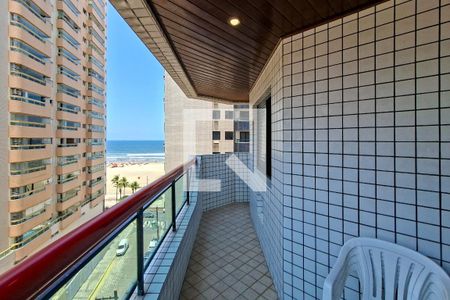 Sacada  de apartamento para alugar com 2 quartos, 90m² em Aviação, Praia Grande