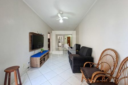 Sala de apartamento para alugar com 2 quartos, 90m² em Aviação, Praia Grande