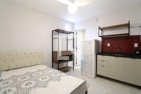 Sala/Quarto/Cozinha de kitnet/studio para alugar com 1 quarto, 16m² em Barra Funda, São Paulo