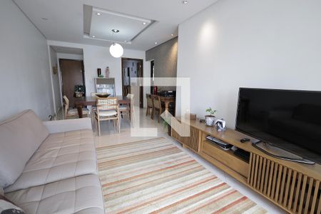 Sala de apartamento à venda com 3 quartos, 100m² em Jardim Bela Vista, Santo André