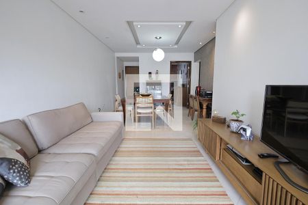 Sala de apartamento à venda com 3 quartos, 100m² em Jardim Bela Vista, Santo André