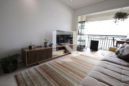 Sala de apartamento à venda com 3 quartos, 100m² em Jardim Bela Vista, Santo André