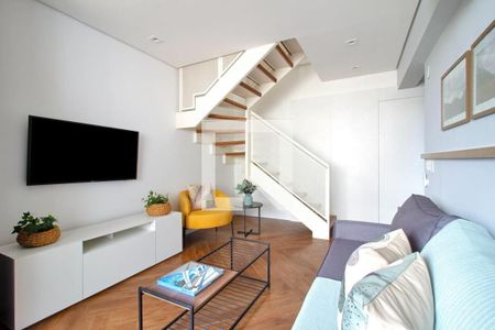 Sala de apartamento à venda com 1 quarto, 57m² em Vila Olímpia, São Paulo