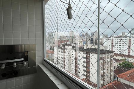 Varanda Gourmet de apartamento para alugar com 2 quartos, 70m² em Boqueirão, Santos