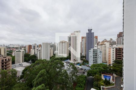 Vista da Varanda da Sala de apartamento à venda com 1 quarto, 84m² em Morumbi, São Paulo