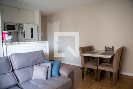 Sala e cozinha americana de apartamento à venda com 2 quartos, 63m² em Jaguaré, São Paulo