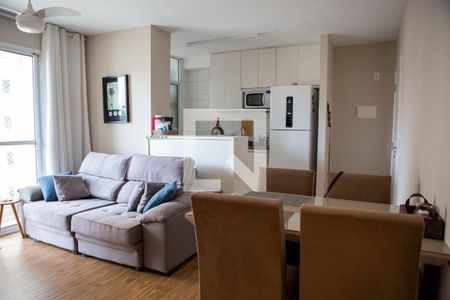 Sala e Cozinha Americana de apartamento à venda com 2 quartos, 63m² em Jaguaré, São Paulo