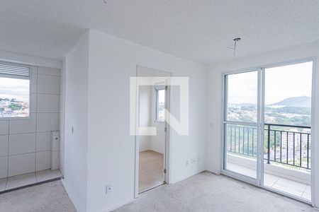 Sala, cozinha e área de serviço de apartamento à venda com 2 quartos, 39m² em Vila Barreto, São Paulo