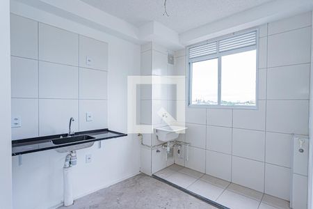 Sala, cozinha e área de serviço de apartamento à venda com 2 quartos, 39m² em Vila Barreto, São Paulo