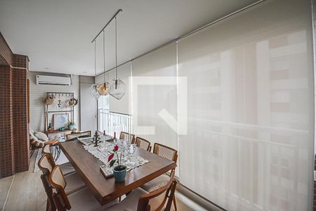 Varanda gourmet de apartamento à venda com 3 quartos, 127m² em Jardim Chácara Inglesa, São Bernardo do Campo