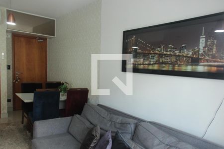 Sala de apartamento para alugar com 2 quartos, 56m² em Vila Matias, Santos