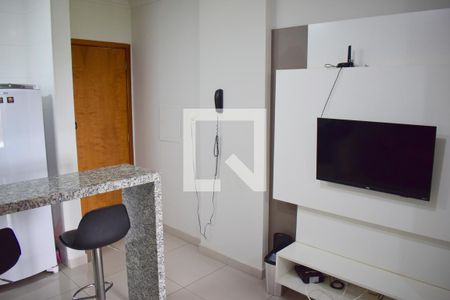 Sala/Cozinha de kitnet/studio para alugar com 1 quarto, 38m² em Nova Ribeirânia, Ribeirão Preto