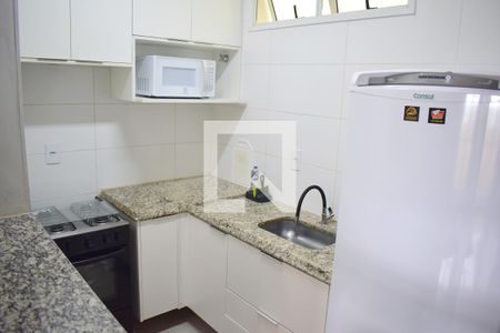 Cozinha de kitnet/studio para alugar com 1 quarto, 38m² em Nova Ribeirânia, Ribeirão Preto