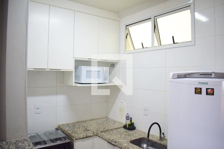 Cozinha de kitnet/studio para alugar com 1 quarto, 38m² em Nova Ribeirânia, Ribeirão Preto