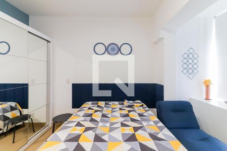 Studio - Quarto e Cozinha de kitnet/studio para alugar com 1 quarto, 25m² em Butantã, São Paulo