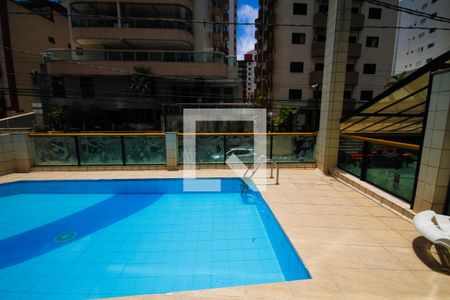 Área comum - Piscina de apartamento para alugar com 1 quarto, 60m² em Aviação, Praia Grande