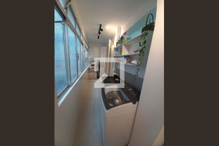 Área de Serviço de apartamento para alugar com 1 quarto, 43m² em Centro, São Vicente