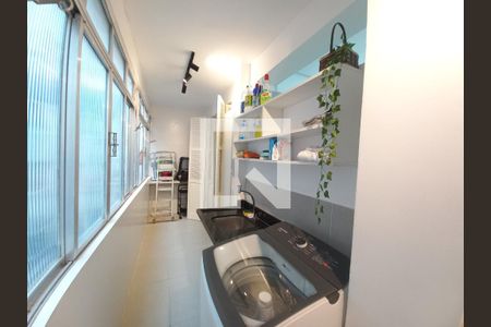 Área de Serviço de apartamento para alugar com 1 quarto, 43m² em Centro, São Vicente