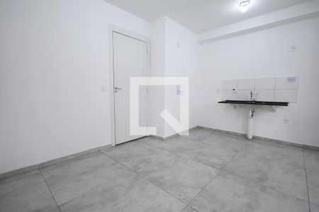 Sala / Cozinha / Área de serviço de apartamento para alugar com 1 quarto, 37m² em Jardim, Santo André