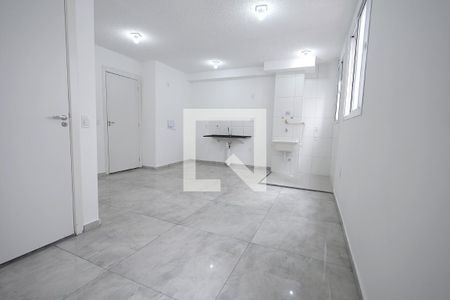 Sala / Cozinha / Área de serviço de apartamento para alugar com 1 quarto, 37m² em Jardim, Santo André