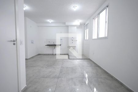 Sala / Cozinha / Área de serviço de apartamento para alugar com 1 quarto, 37m² em Jardim, Santo André