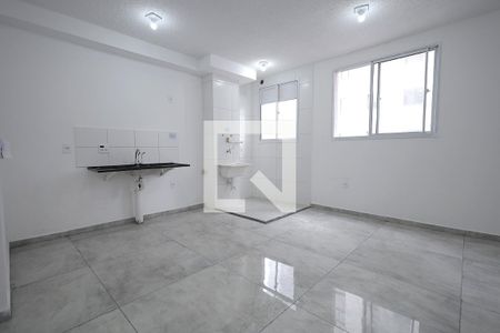 Sala / Cozinha / Área de serviço de apartamento para alugar com 1 quarto, 37m² em Jardim, Santo André
