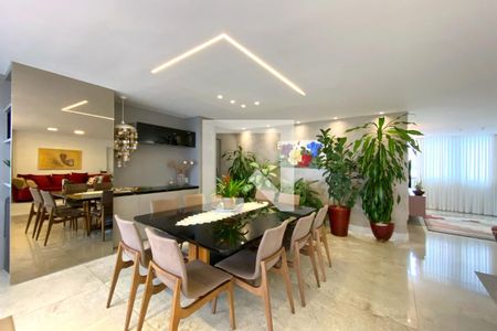 Sala de apartamento à venda com 4 quartos, 240m² em Santa Lúcia, Belo Horizonte