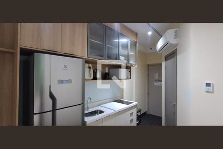 Cozinha de kitnet/studio à venda com 1 quarto, 20m² em Santa Paula, São Caetano do Sul