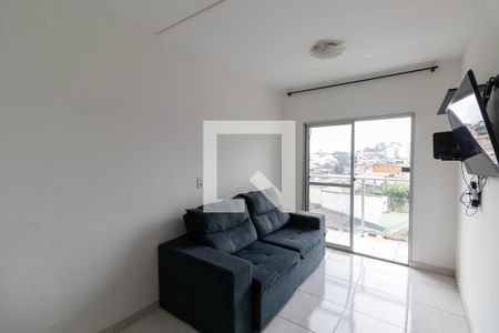 Sala/Cozinha/Área de Serviço  de apartamento à venda com 2 quartos, 56m² em Jardim Santo Antonio, São Paulo